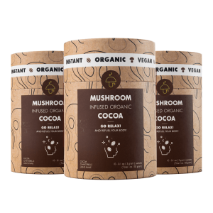 30 servings Go Relax – organic instant Cocoa with Chanterelle & Reishi