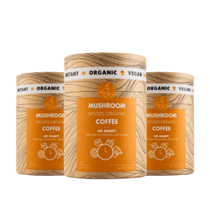 Go Sharp 30 Servings – organic instant coffee with Lion's Mane and Chanterelle